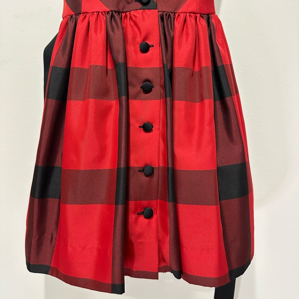 *RELISTED* Ralph Lauren Gorgeous Red and Black Plaid Dress Girls Size 8 - Picture 10 of 15